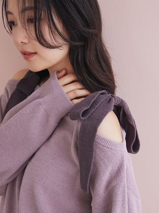 Airy Moco Ribbon Pullover & Shorts Set - view 24