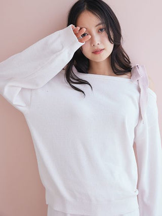 Airy Moco Ribbon Pullover & Shorts Set - view 6