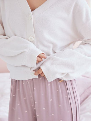 Airy Moco Ribbon Cardigan - view 9