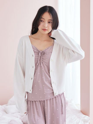 Airy Moco Ribbon Cardigan - view 5