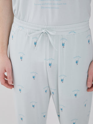Cream Soda Lounge Pants For Men in Light Blue at at Gelato Pique USA