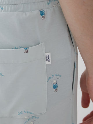 Cream Soda Lounge Pants For Men in Light Blue at at Gelato Pique USA