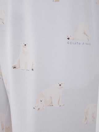 COOL Men's Cool Short with Polar Bear Pattern- Mens Loungewear Bottoms at Gelato Pique USA