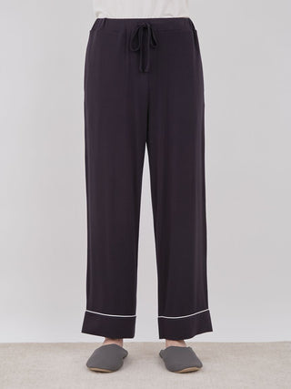 MENS Rayon Inlay Piping Pajama Pants