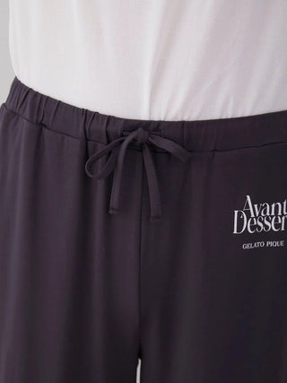 COOL MEN'S Rayon Logo Pajama Shorts in DARK GRAY, Men's Loungewear Shorts at Gelato Pique USA.