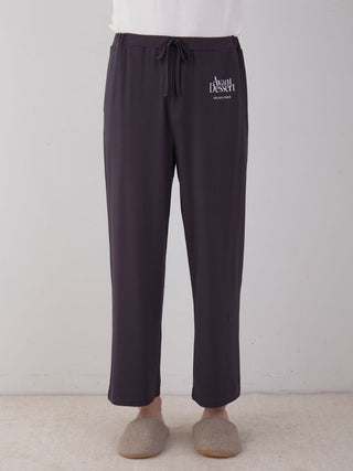 COOL MEN'S Rayon Logo Pajama Pants in DARK GRAY, Men's Loungewear Lounge Pants at Gelato Pique USA.