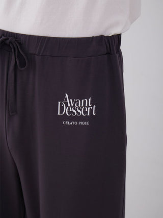 COOL MEN'S Rayon Logo Pajama Pants in DARK GRAY, Men's Loungewear Lounge Pants at Gelato Pique USA.