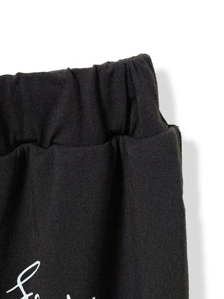 Elastic waistband detail of MEN'S COOL Rayon Lounge Shorts by Gelato Pique, showcasing comfort and breathability for casual wear.