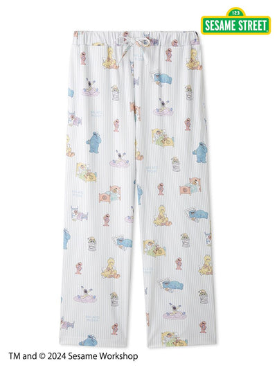 【SESAME STREET】MEN'S All-Over Print Long Pants gelato pique