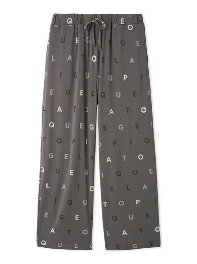 Rayon Logo Motif Men's Lounge Pants gelato pique