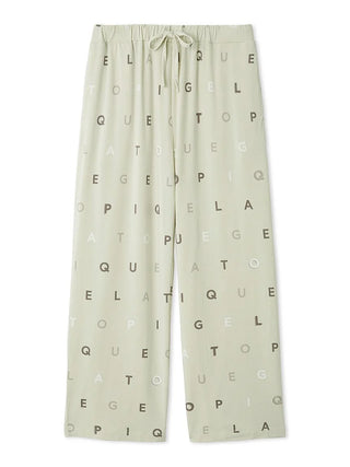 Gelato Pique USA Rayon Logo Motif Men's Lounge Pants, Premium Loungewear, featuring stylish contact cooling design for comfortable sleepwear.