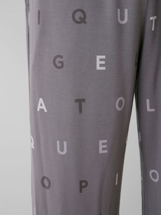 Gelato Pique USA men's rayon lounge pants with logo motif, premium loungewear and sleepwear, contact cooling fabric.