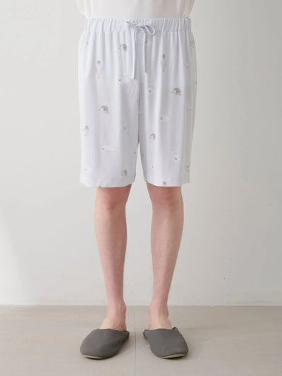 Men's Seal Print Lounge Shorts gelato pique