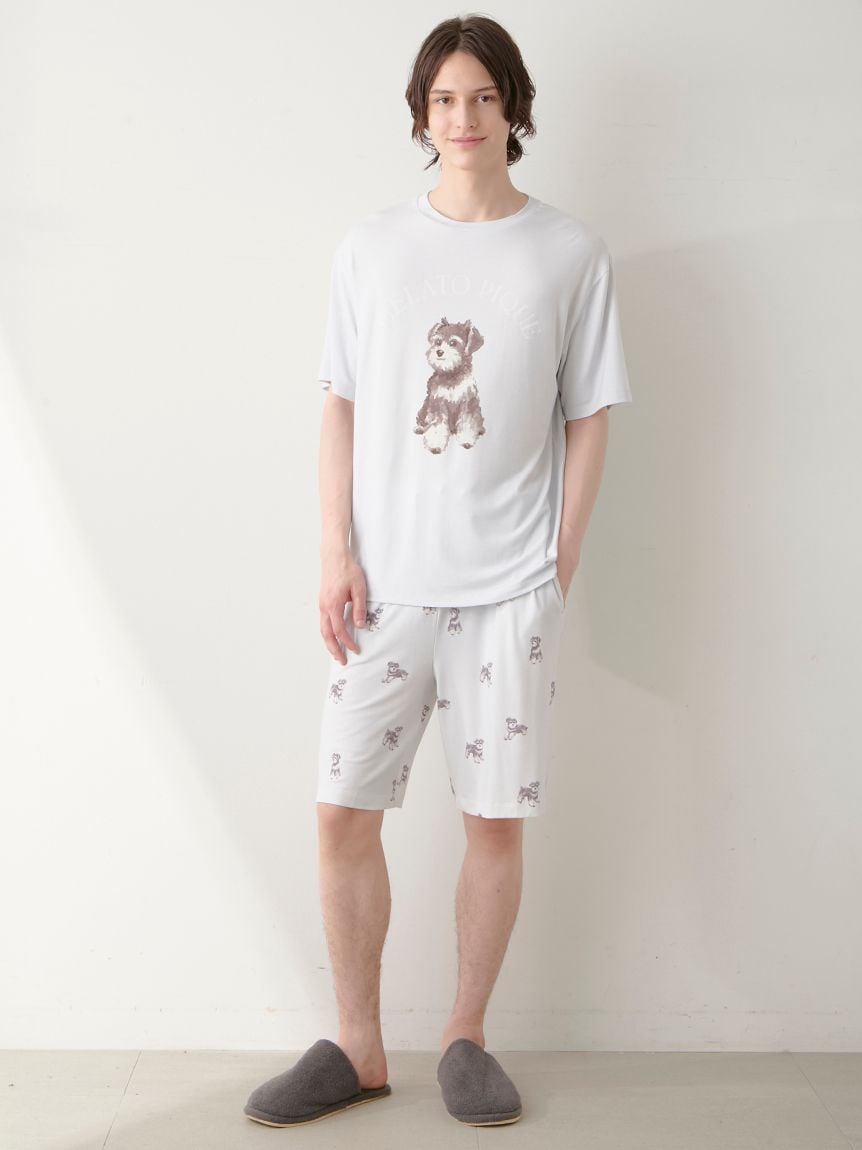 MEN's Summer Schnauzer Cut-and-sew Shorts