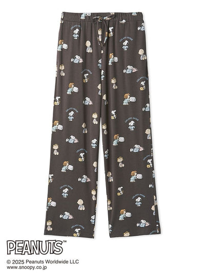 [PEANUTS] [MENS] Original Art Print Long Pants gelato pique