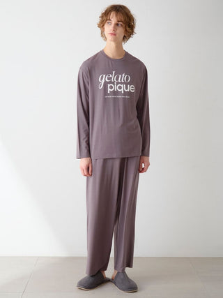 Mens Rayon One Point Logo Pants