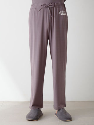 Mens Rayon One Point Logo Pants
