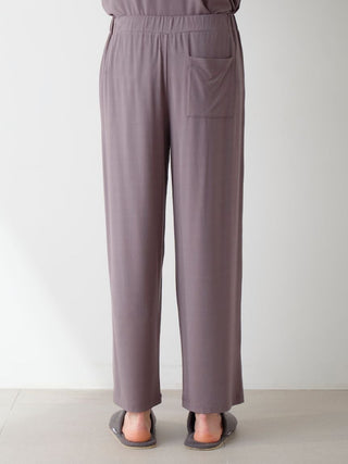 Mens Rayon One Point Logo Pants