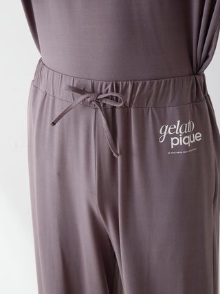 Mens Rayon One Point Logo Pants