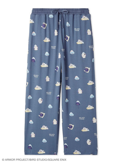 [Dragon Quest] Men’s Assorted Monsters All-Over Print Long Pants gelato pique