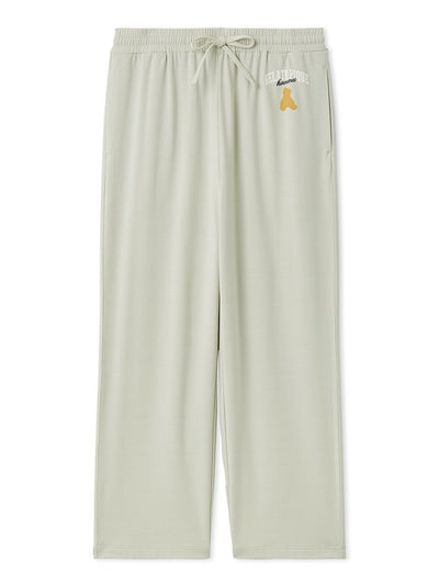 Men's Good Morning Bear Rayon Long Pants gelato pique
