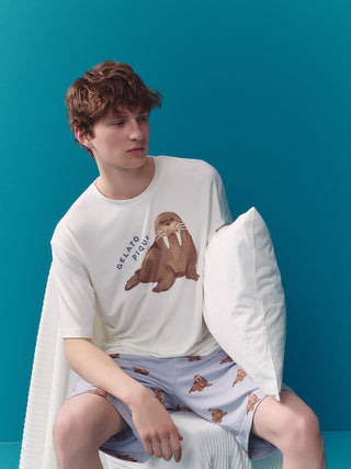 Men's Cool-to-touch Sea Animals Shorts