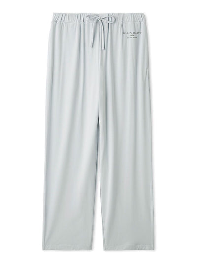 Men's COOL Rayon Mellow Fluffy Logo Pants gelato pique