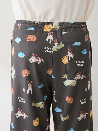 [Hirano Toshiyuki] Men's Cool Rayon Plane Dog Printed Shorts - view 12