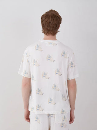 COOL MEN'S Polar Bear Motif Lounge T-Shirt
