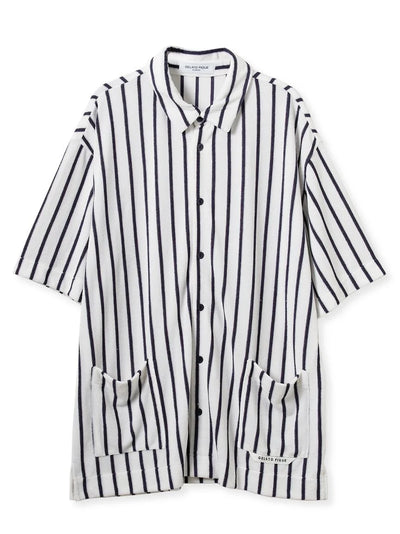MEN's Cool-Touch Striped Pile Shirt gelato pique