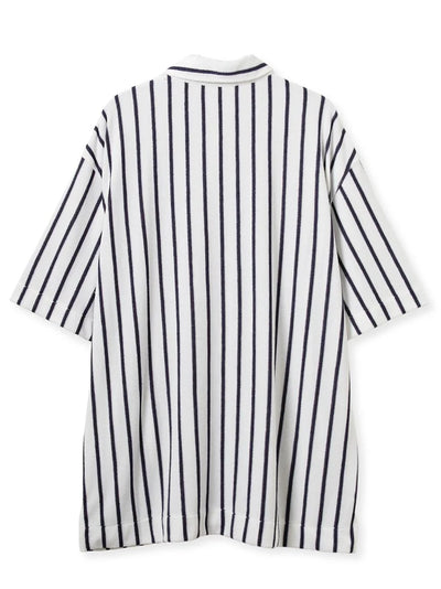 MEN's Cool-Touch Striped Pile Shirt gelato pique