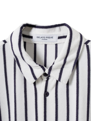 MEN's Cool-Touch Striped Pile Shirt