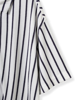 MEN's Cool-Touch Striped Pile Shirt