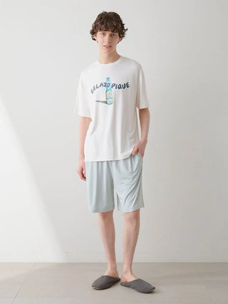 MEN's Cool-Touch Rayon Summer T-shirt & Shorts Set