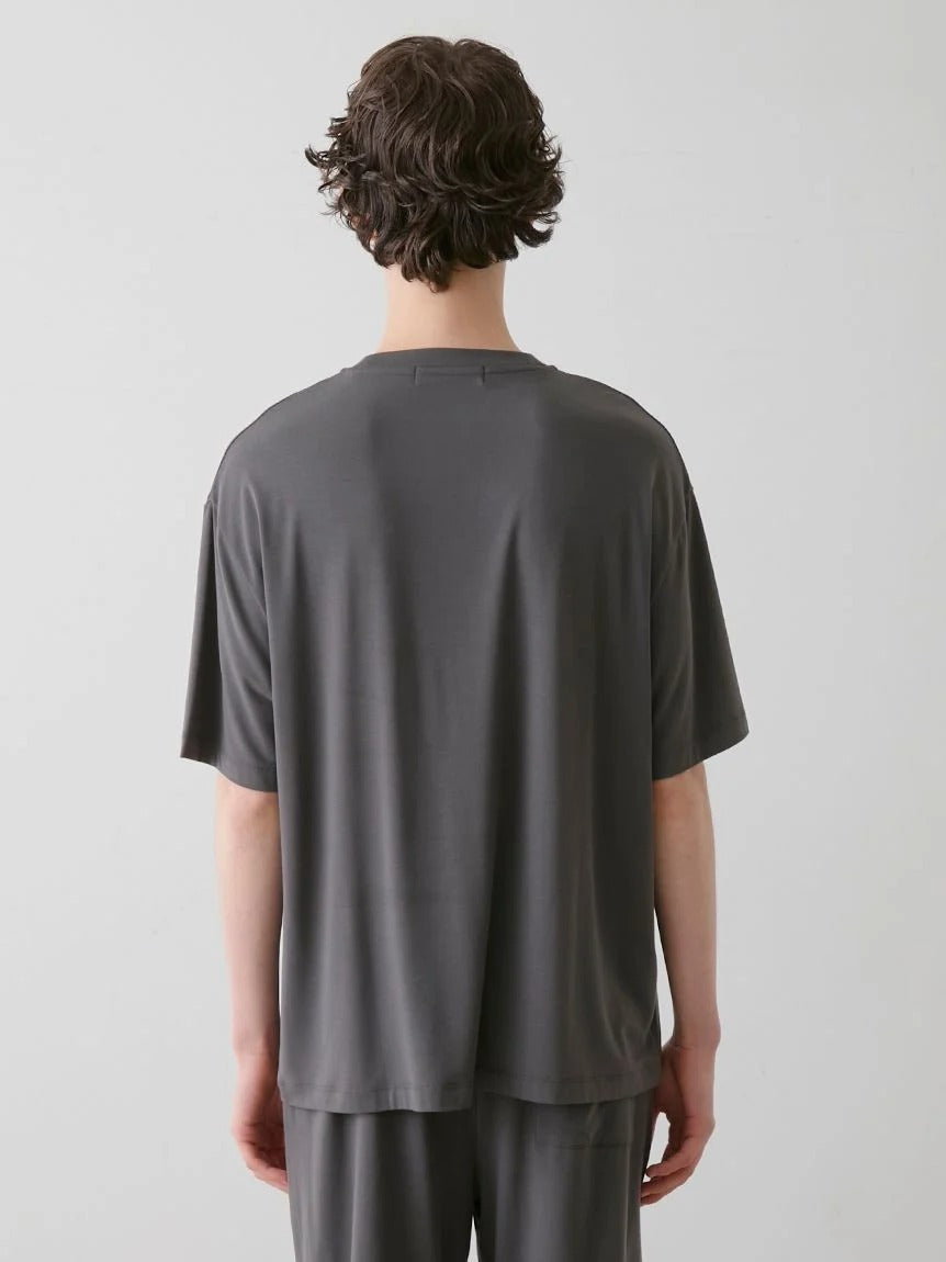 MEN's  Cool-Touch Rayon Sleeping Dog T-Shirt