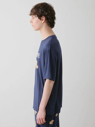MEN's Cool-Touch Bear One-point T-shirt & Shorts Set