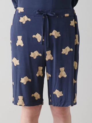 MEN's Cool-Touch Bear One-point T-shirt & Shorts Set