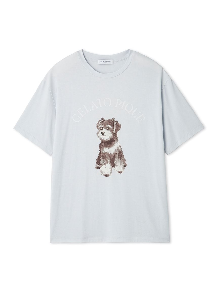 MEN's Summer Schnauzer One Point T-shirt