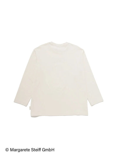 [Steiff] Men's One-point Long-sleeved T-shirt gelato pique