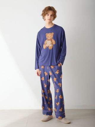 [HOLIDAY] Men's Bear One-point Long T-shirt