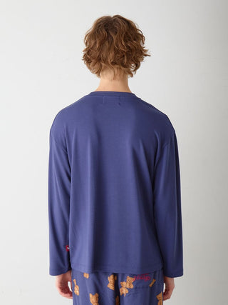 [HOLIDAY] Men's Bear One-point Long T-shirt