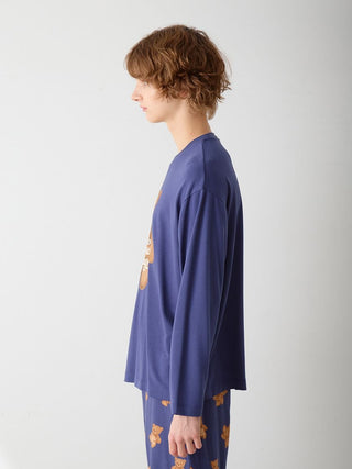 [HOLIDAY] Men's Bear One-point Long T-shirt