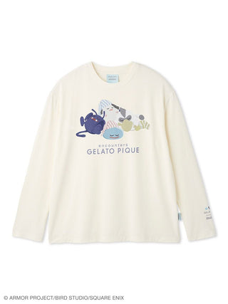 [Dragon Quest] Men’s Sleeping Monster One-Point Long Sleeve T-Shirt