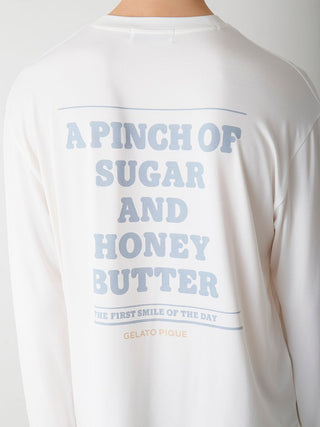 Men's Rayon Plain Stitch Logo-printed Long T-shirt