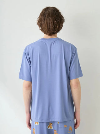 Men's Cool-to-touch Summer Bear One-point Printed T-shirt
