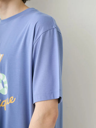 Men's Cool-to-touch Summer Bear One-point Printed T-shirt