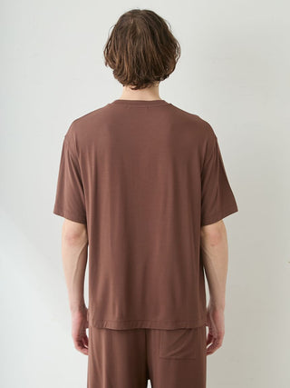 Men's Cool Rayon Pudding T-shirt & Shorts Set