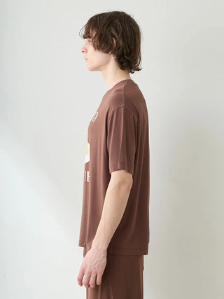 Men's Cool Rayon Pudding T-shirt & Shorts Set