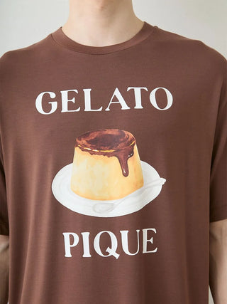 Men's Cool Rayon Pudding T-shirt & Shorts Set