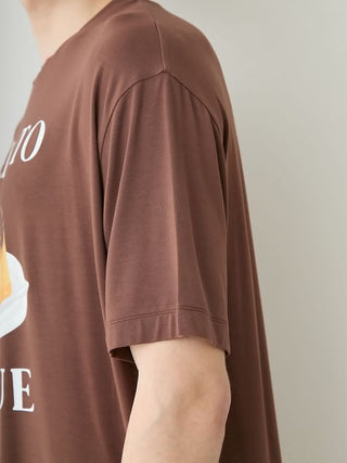 Men's Cool Rayon Pudding T-shirt & Shorts Set
